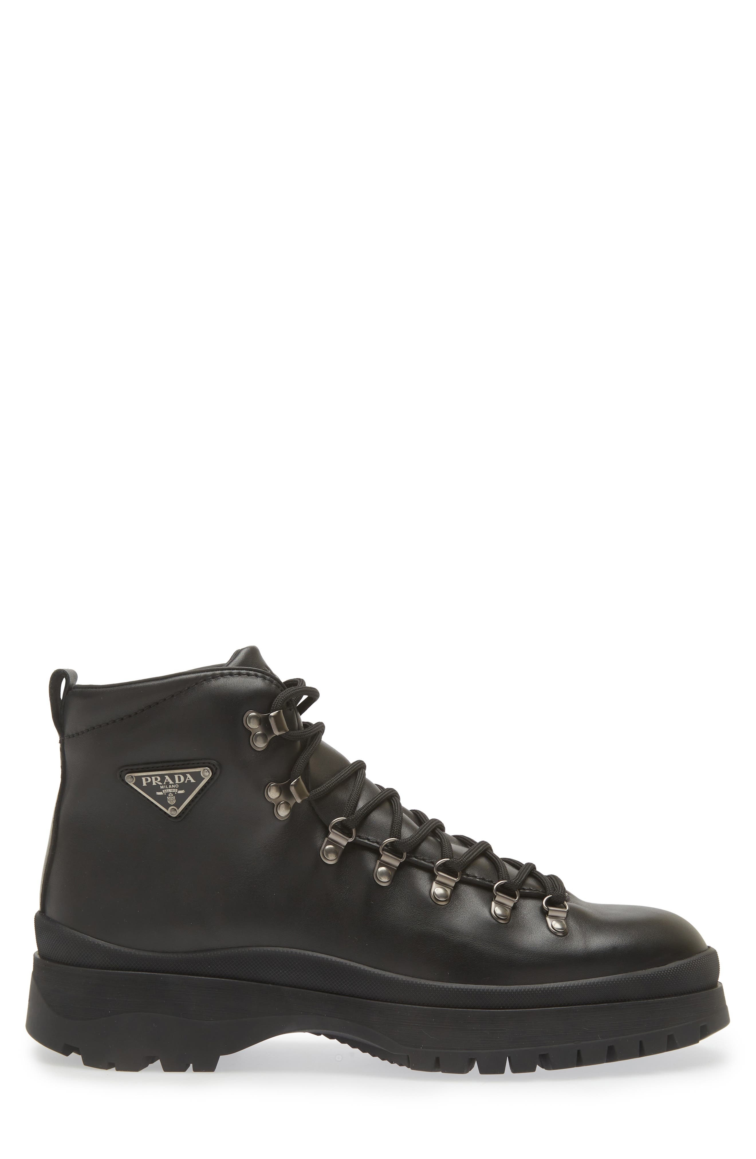 Prada Brixxen Hiking Boot in Nero at Nordstrom - 3