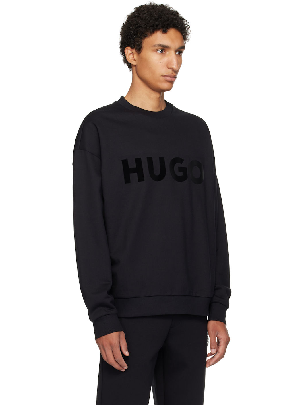 Black Oversize-Fit Sweatshirt - 2