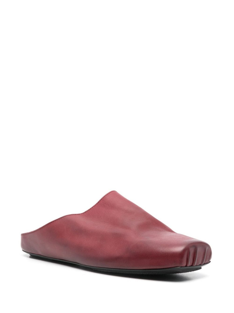 UMA WANG leather mules outlook