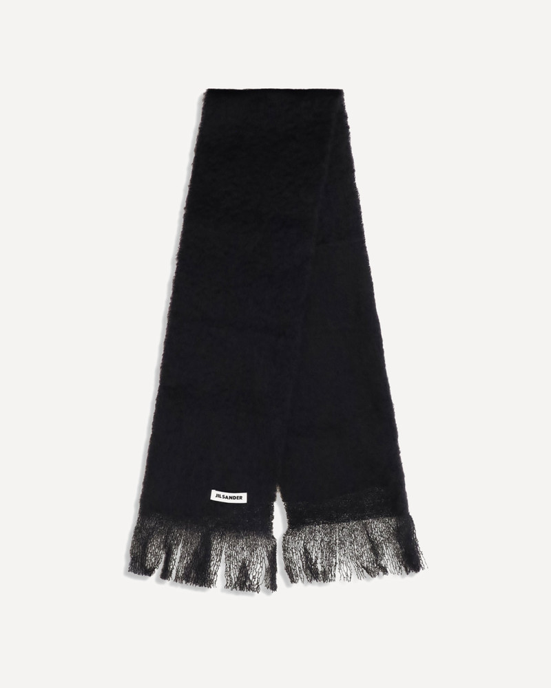 Jil Sander Wool Scarf with logo outlook