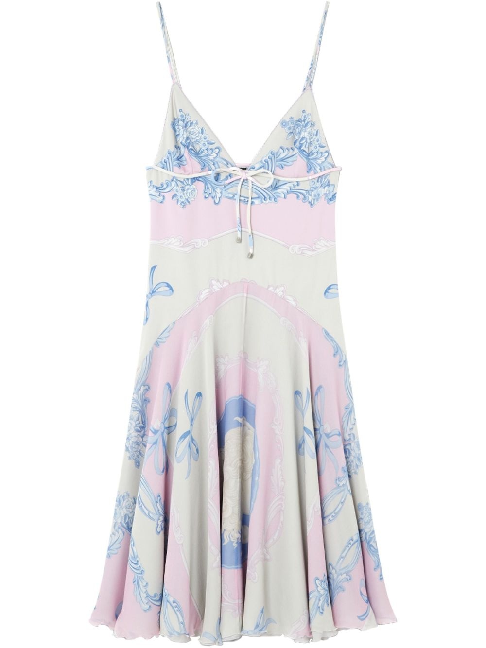 Cameo silk midi dress - 1