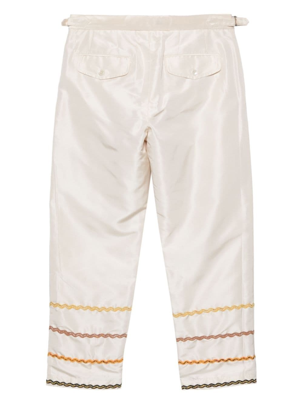 Rickrack Stripe straight-leg trousers - 2