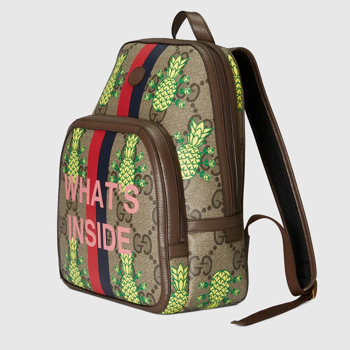 Gucci Pineapple GG Supreme backpack - 2