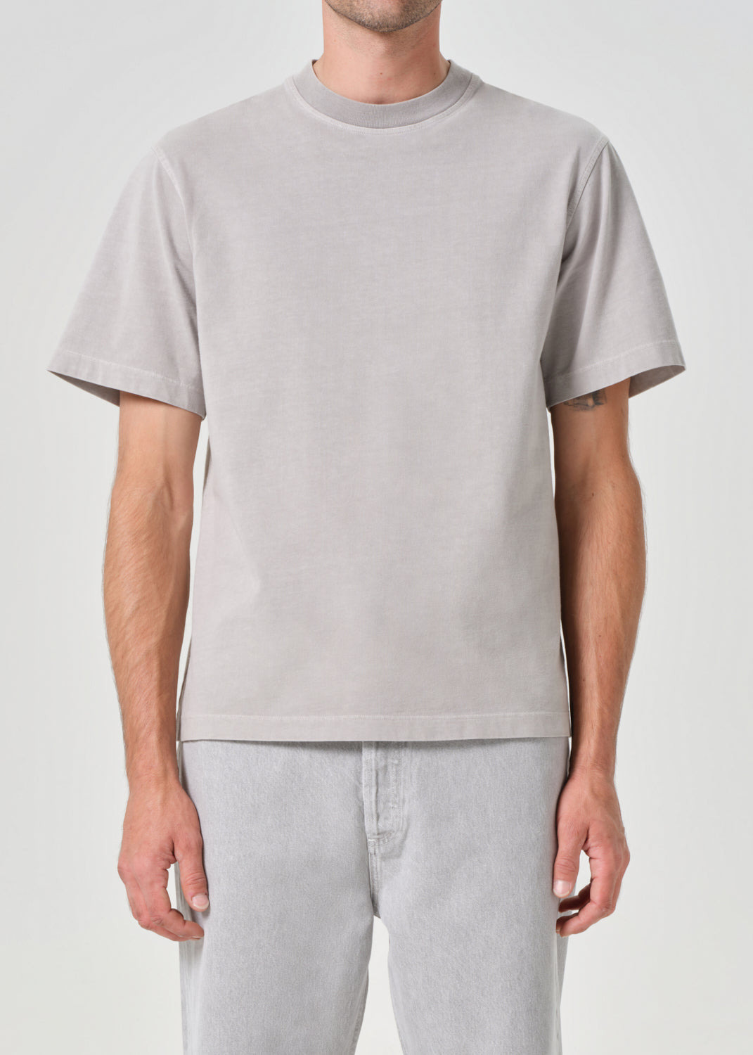 ASHA MOCK NECK TEE IN REFLECT - 2