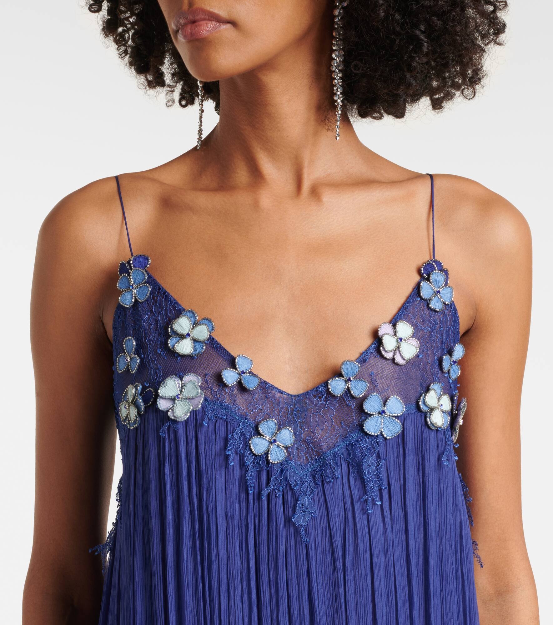 Kenda embellished chiffon maxi dress - 4
