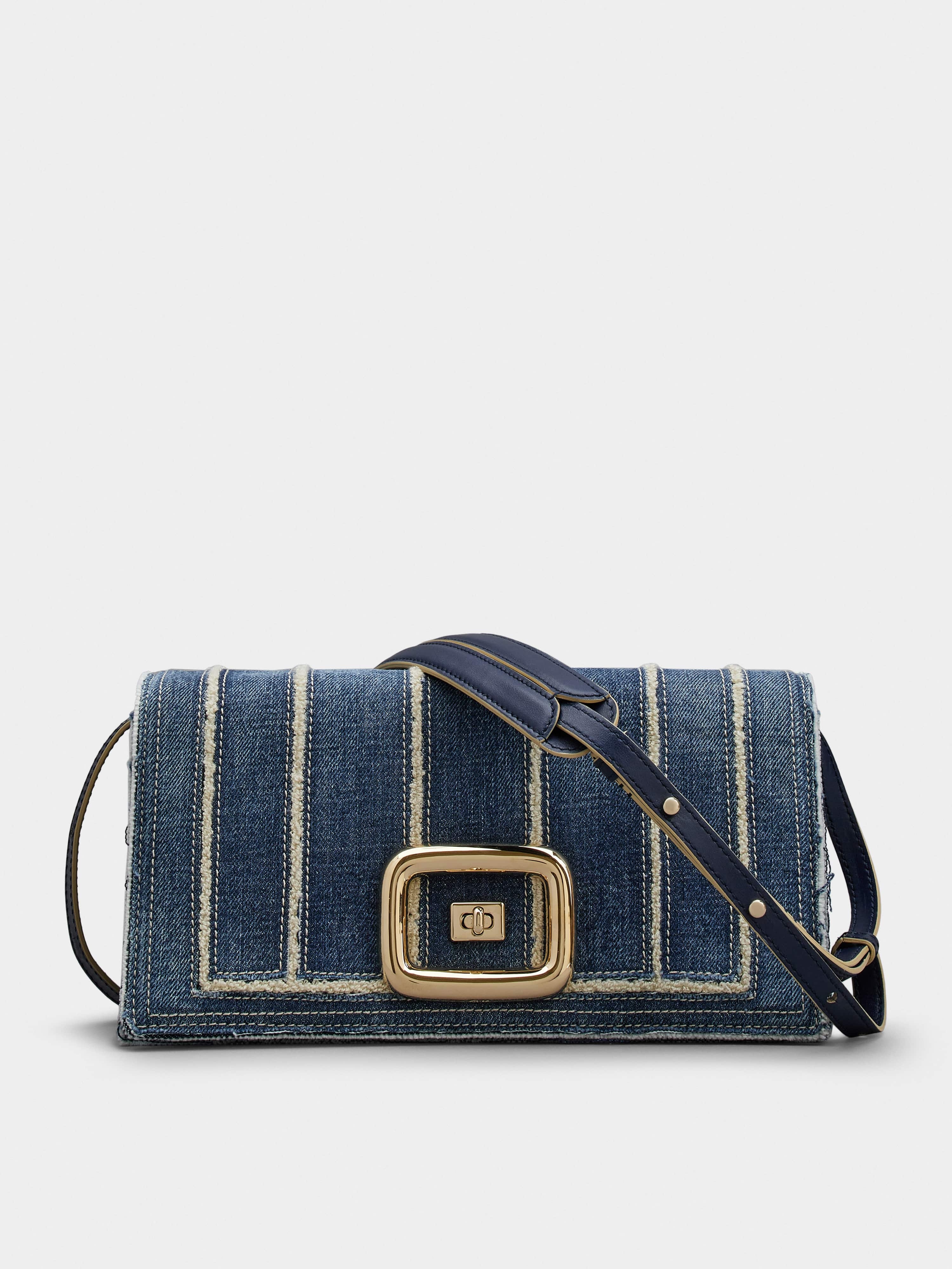 Viv' Choc Summertime Bag in Denim - 1