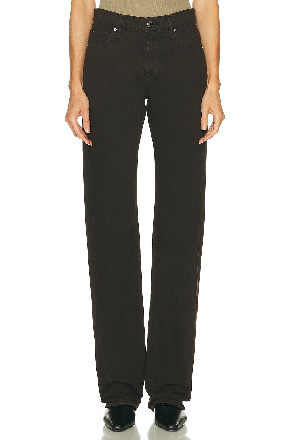 Graham Low Rise Straight Twisted Seam - 1