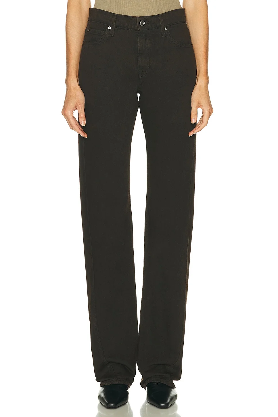 Graham Low Rise Straight Twisted Seam - 1