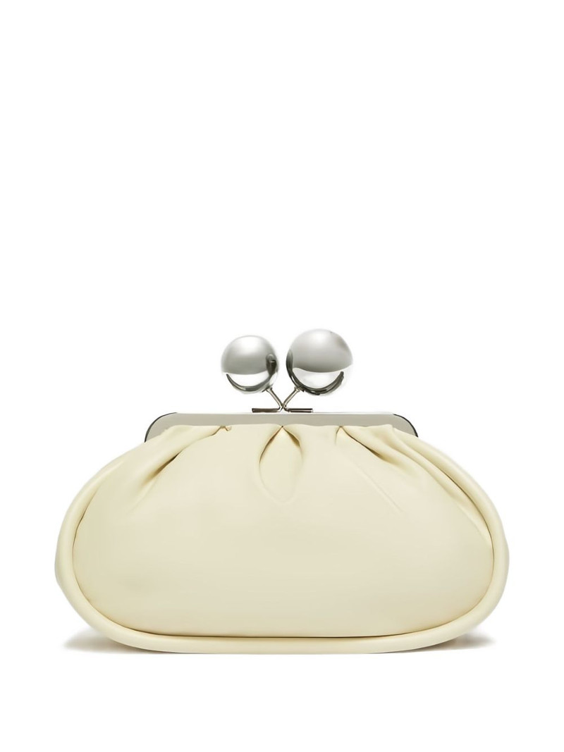 WEEKEND Max Mara small Milvanew pleated ball-embellished clush bag outlook