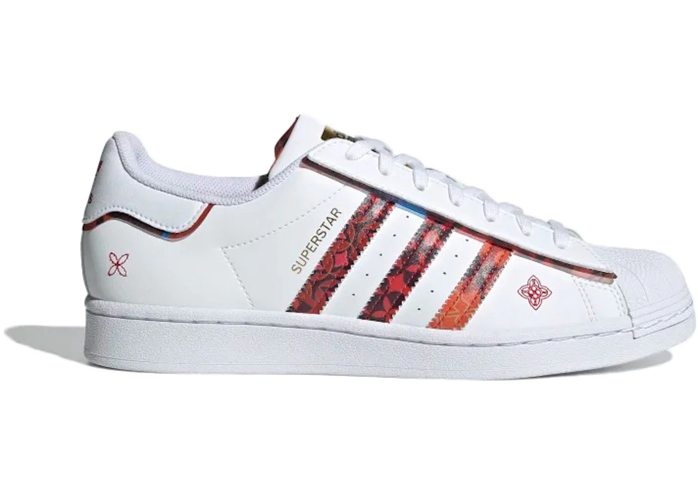 adidas adidas Superstar Lunar New Year White Red REVERSIBLE