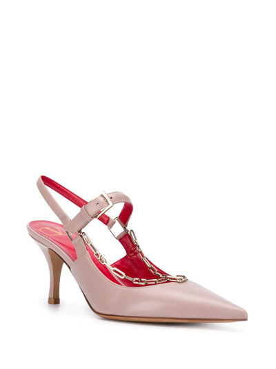 Valentino chain trim pumps outlook