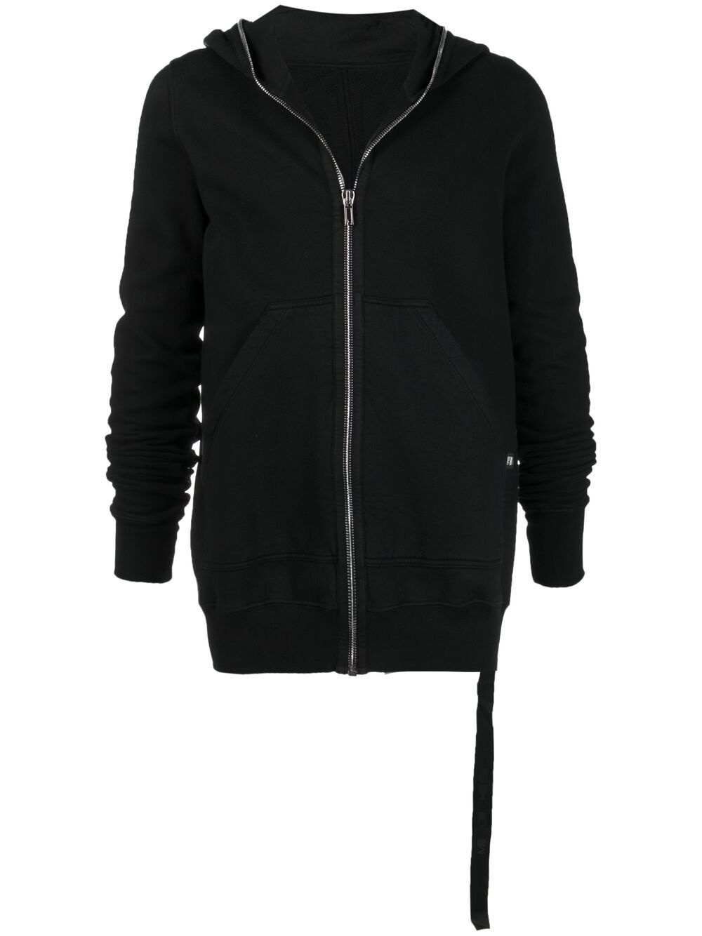 zipped-up hooded jacket - 1