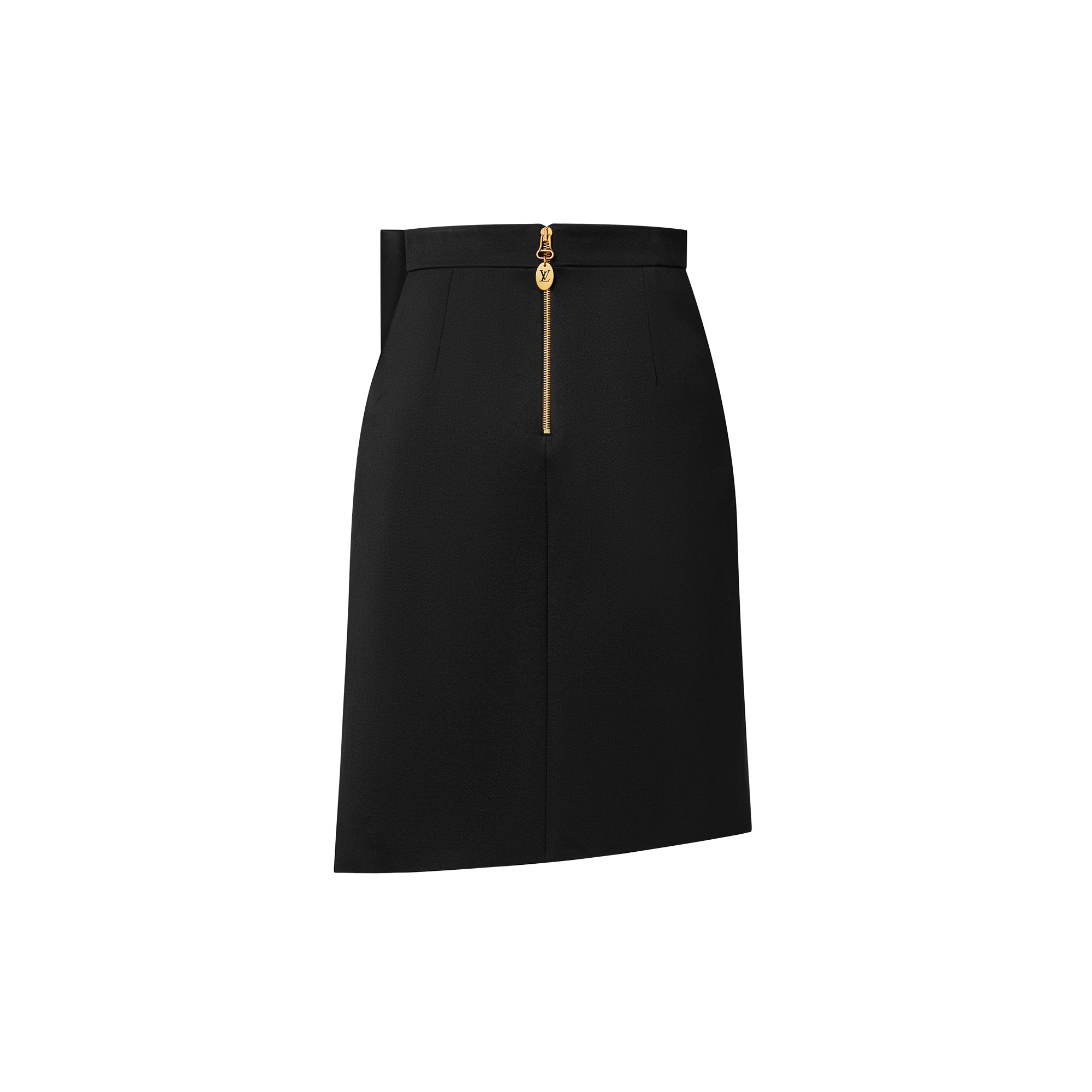 Lapel Trim Skirt - 3