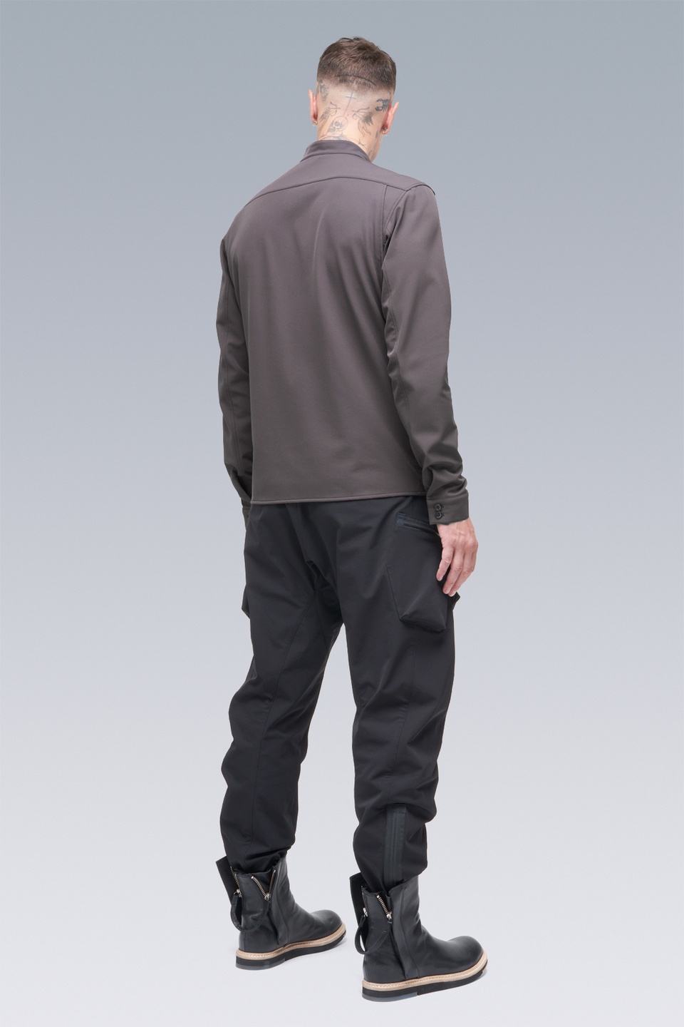 LA6B-DS schoeller® Dryskin™ Long Sleeve Shirt Schwarzrot - 4