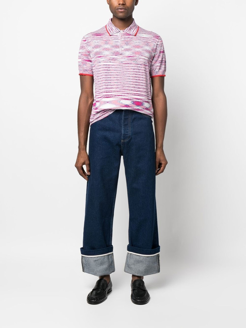 Missoni marl-knit polo shirt outlook