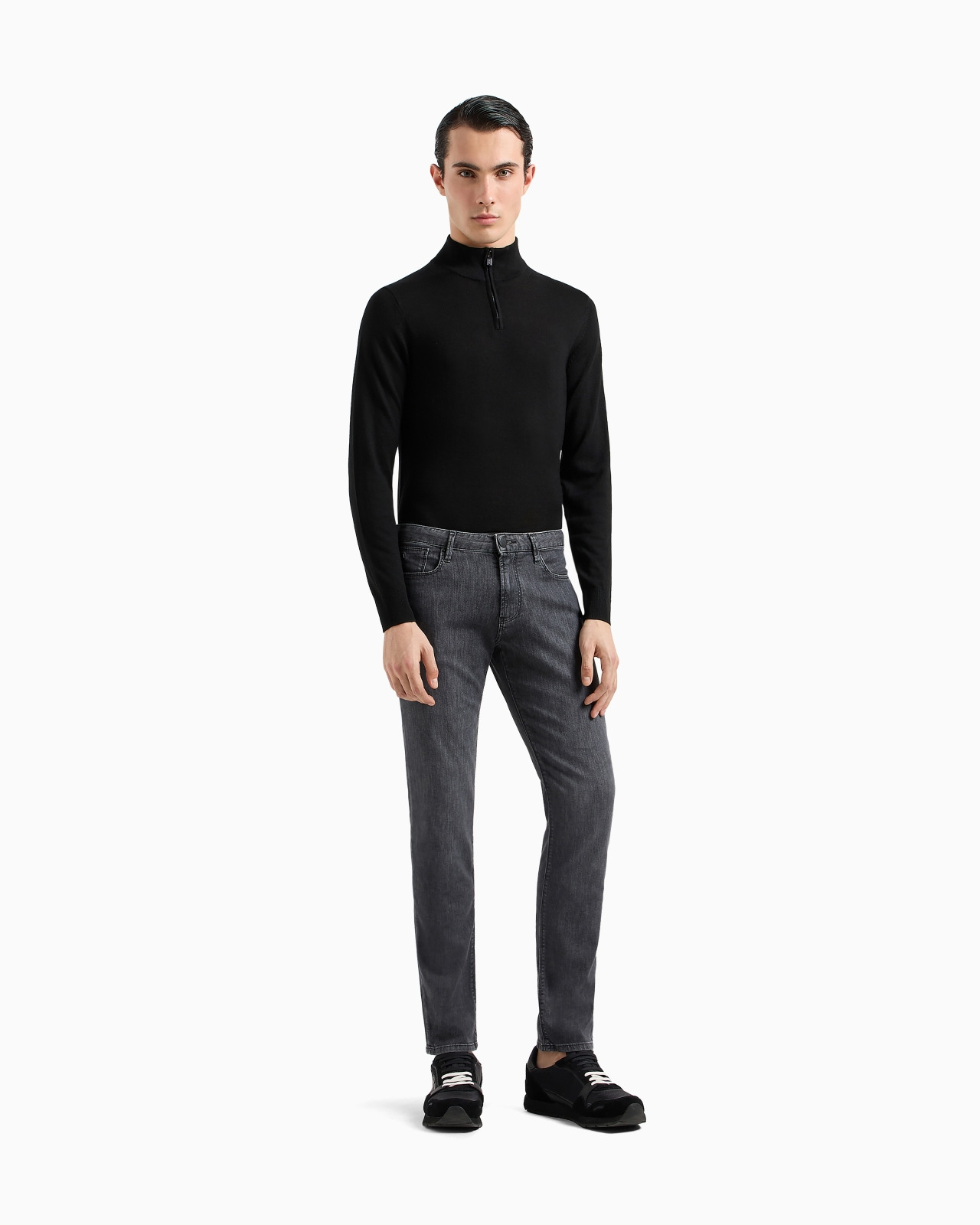J06 WORN-EFFECT WASH, SLIM-FIT, 8 OZ DENIM JEANS - 2
