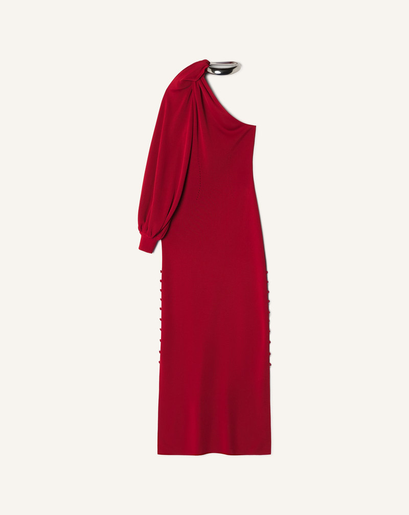 ASYMMETRICAL CHOKER DRESS IN VISCOSE 1