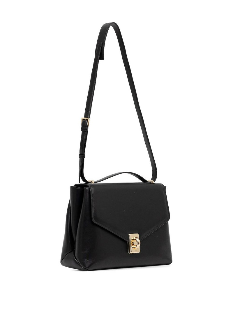 flap-front ring-detail tote bag 1