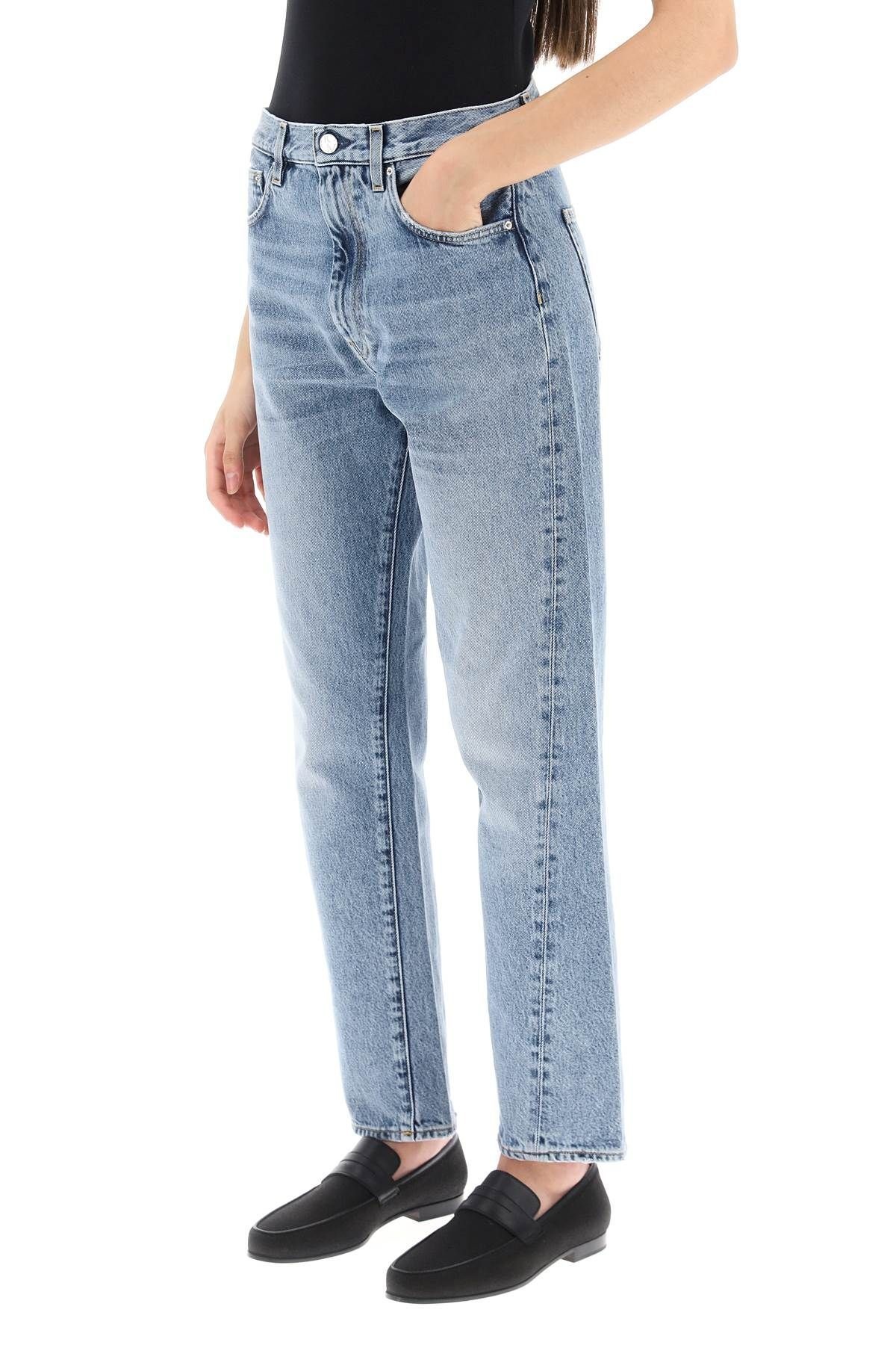 TWISTED SEAM CROPPED JEANS - 5