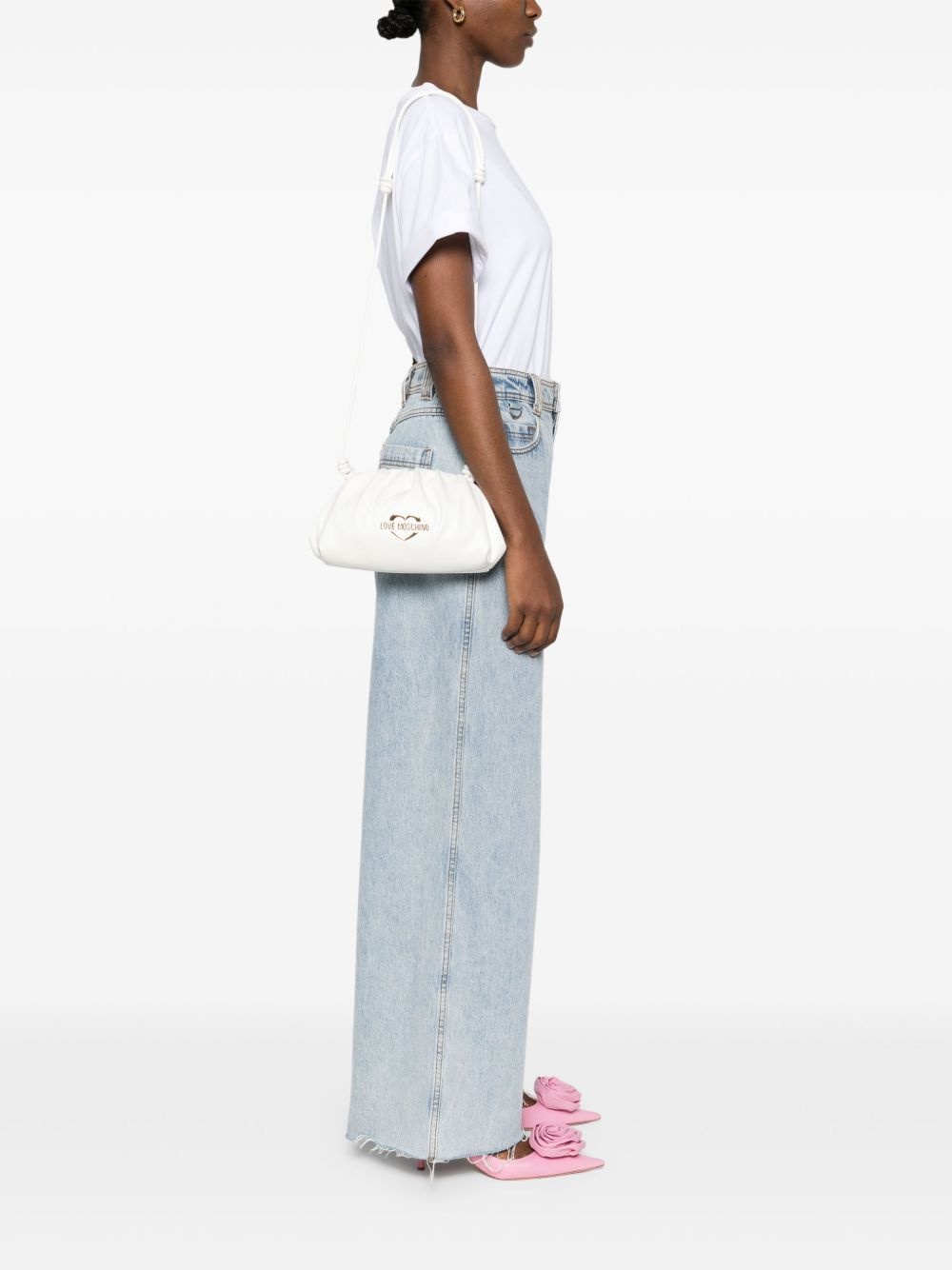 logo-plaque cross body bag - 2