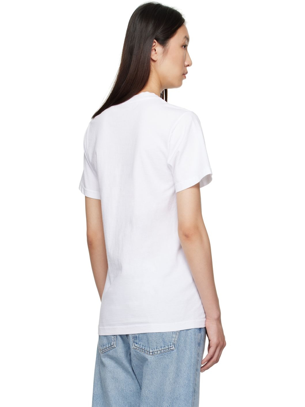 White H&W Crest T-shirt - 3