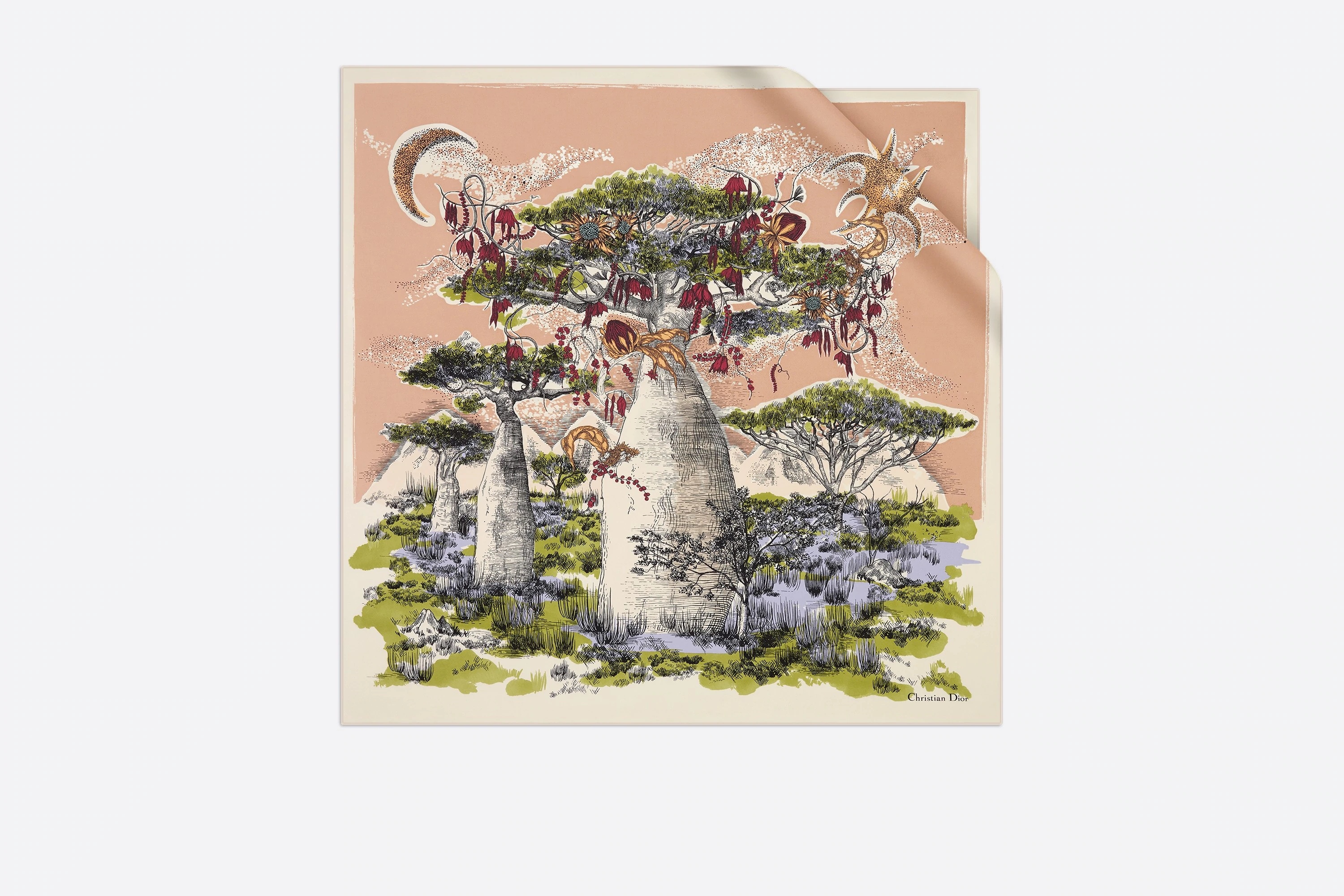 Dior Magical Baobab Square Scarf - 1