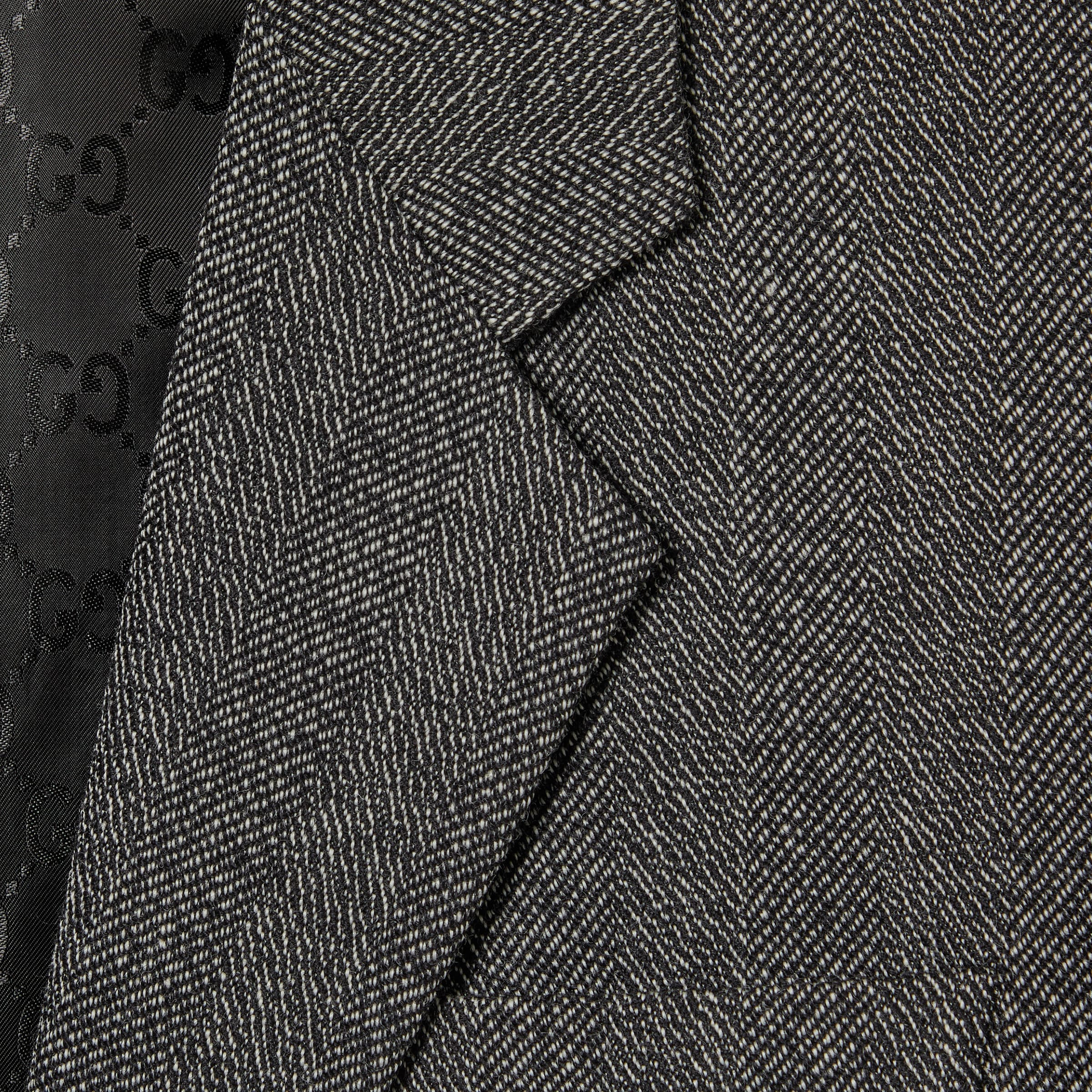 Wool mouliné jacket - 6