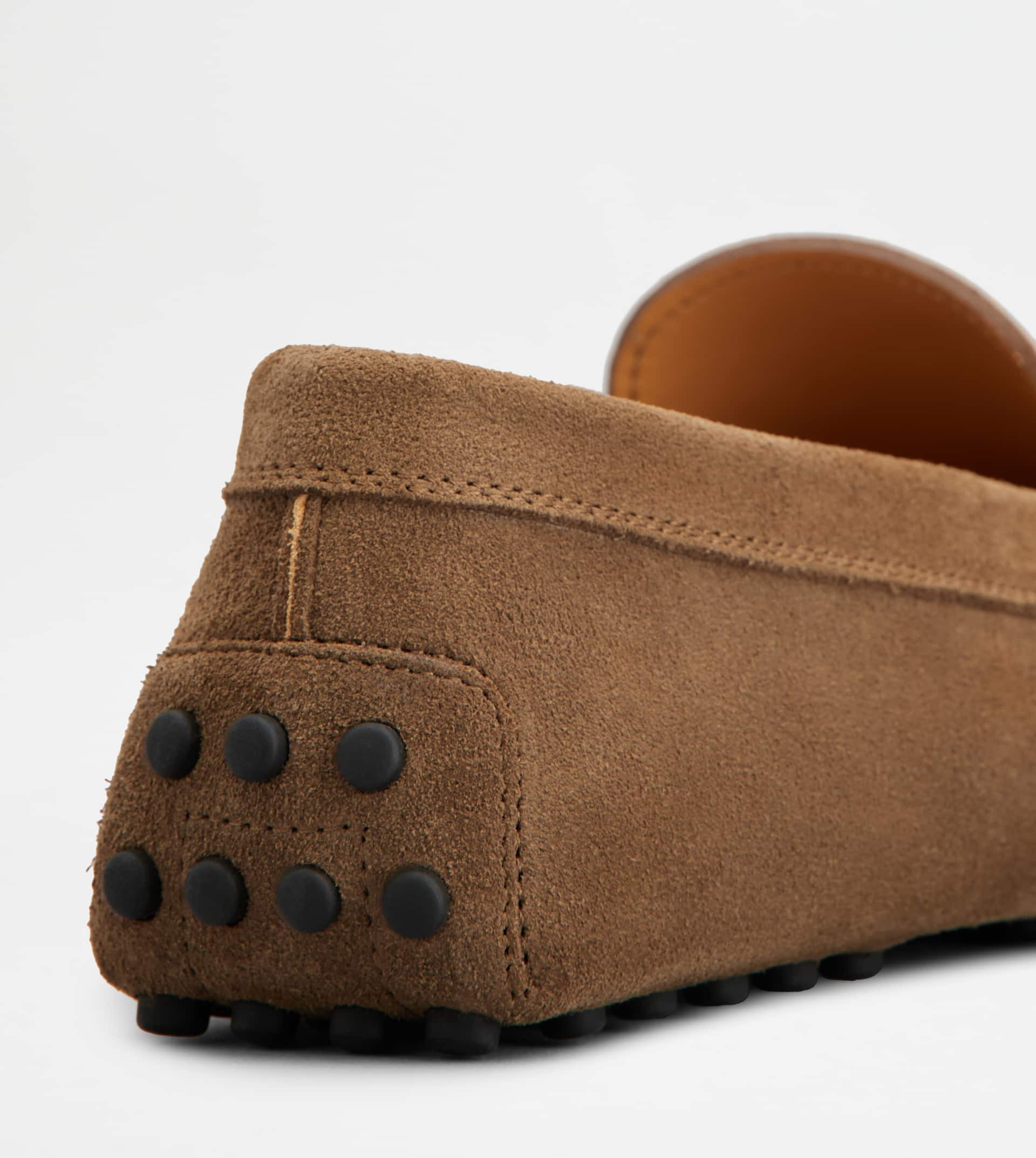 GOMMINO DRIVING SHOES IN SUEDE - BROWN - 5