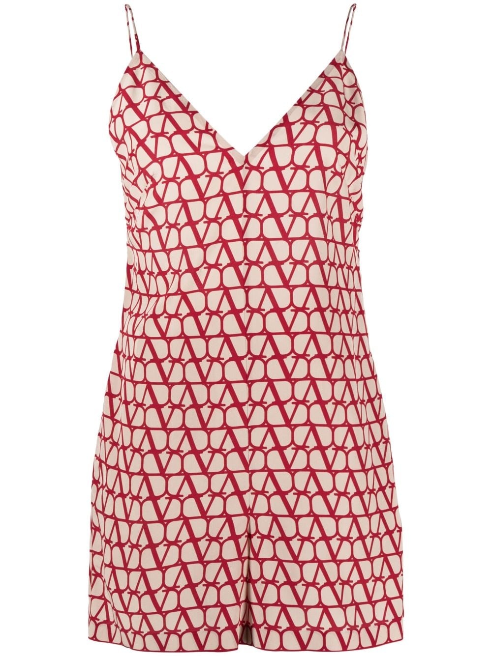 Toile Iconographe open-back playsuit - 1