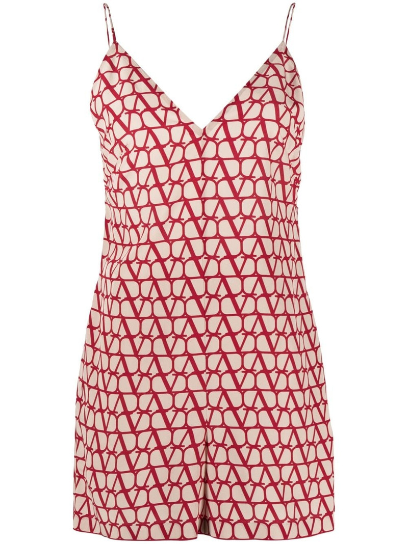 Toile Iconographe open-back playsuit 1