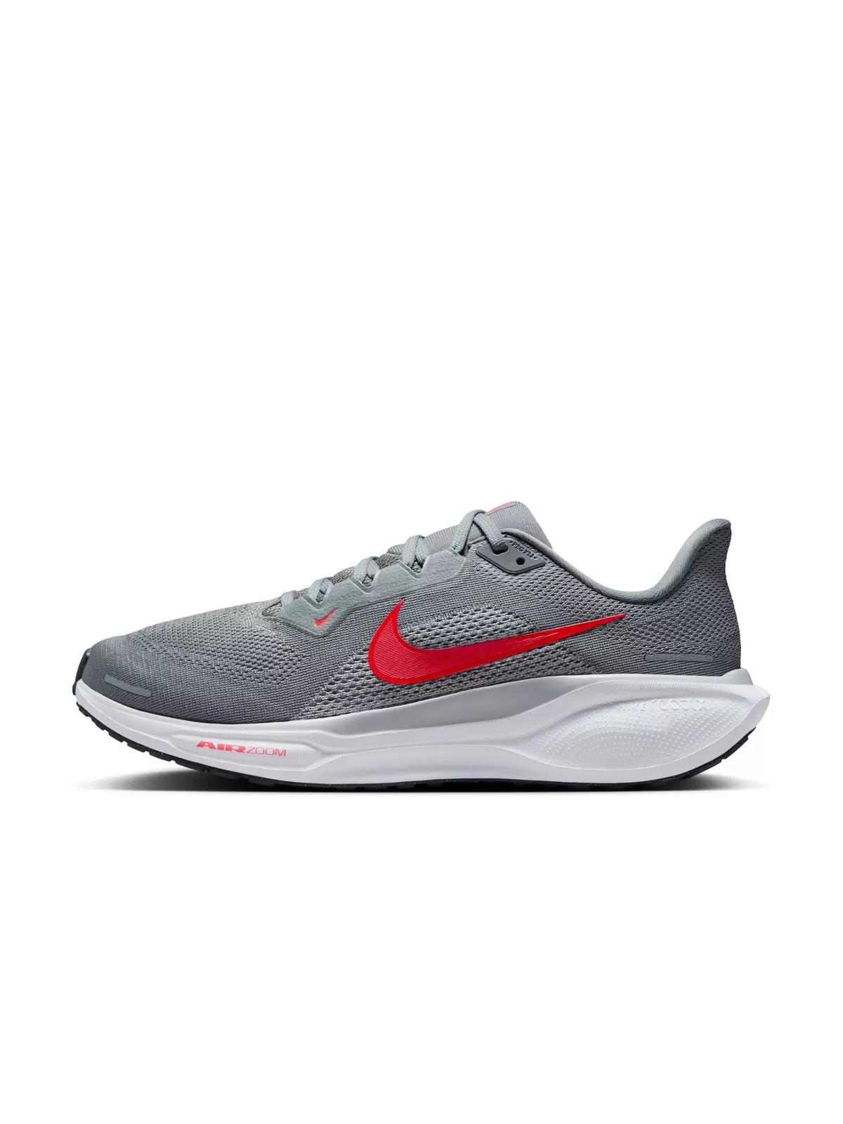 Pegasus 41 "Cool Grey/Wolf Grey/Pure Platinum/Bright Crimson" Men's Wide Running Shoe - 2