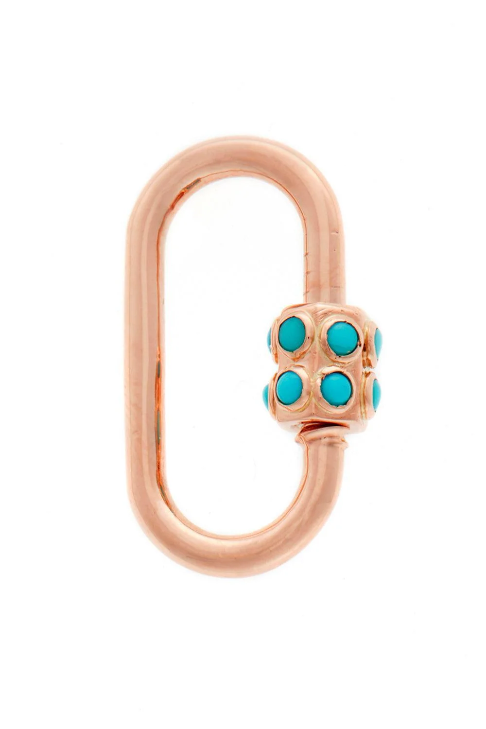 Turquoise Stoned Medium Lock - 1