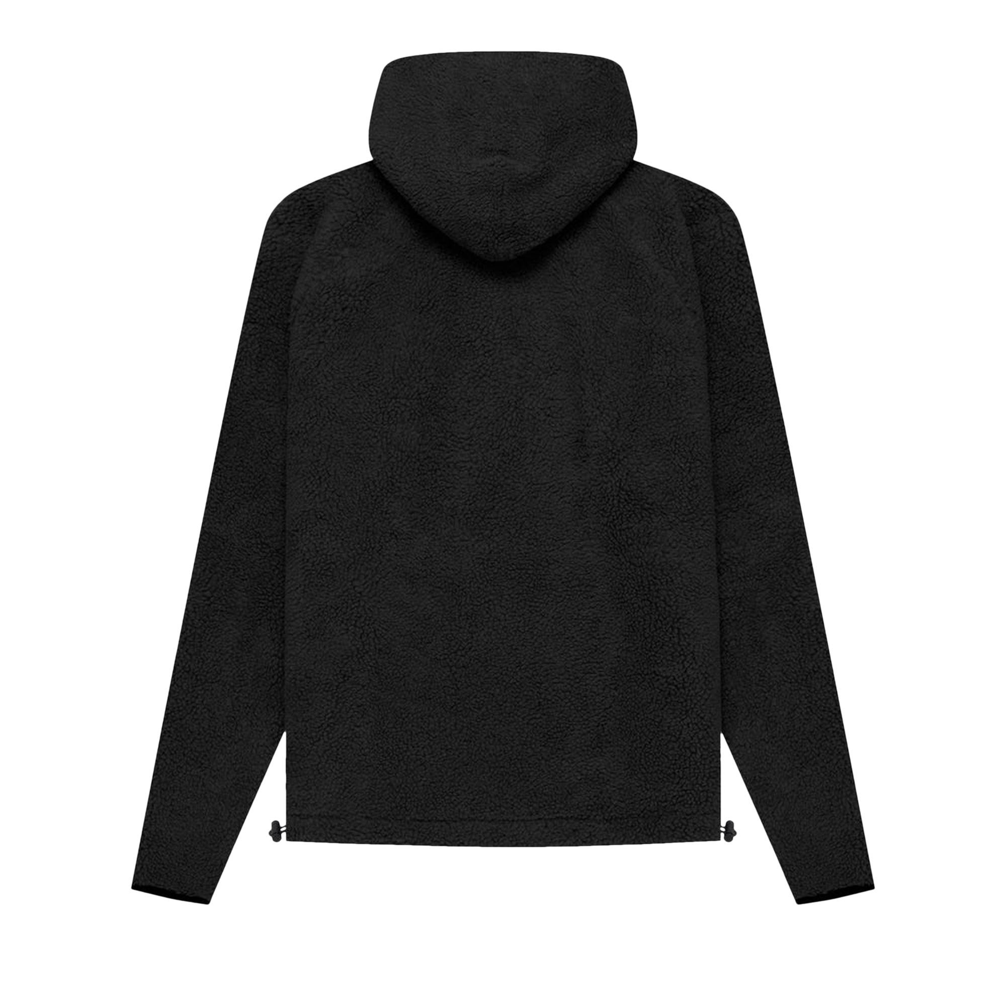 Fear of God Essentials Polar Fleece Half Zip Hoodie 'Iron' - 2