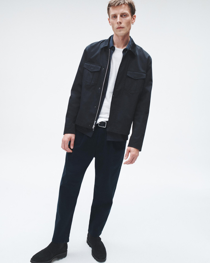 Pleated Cotton Chino 6