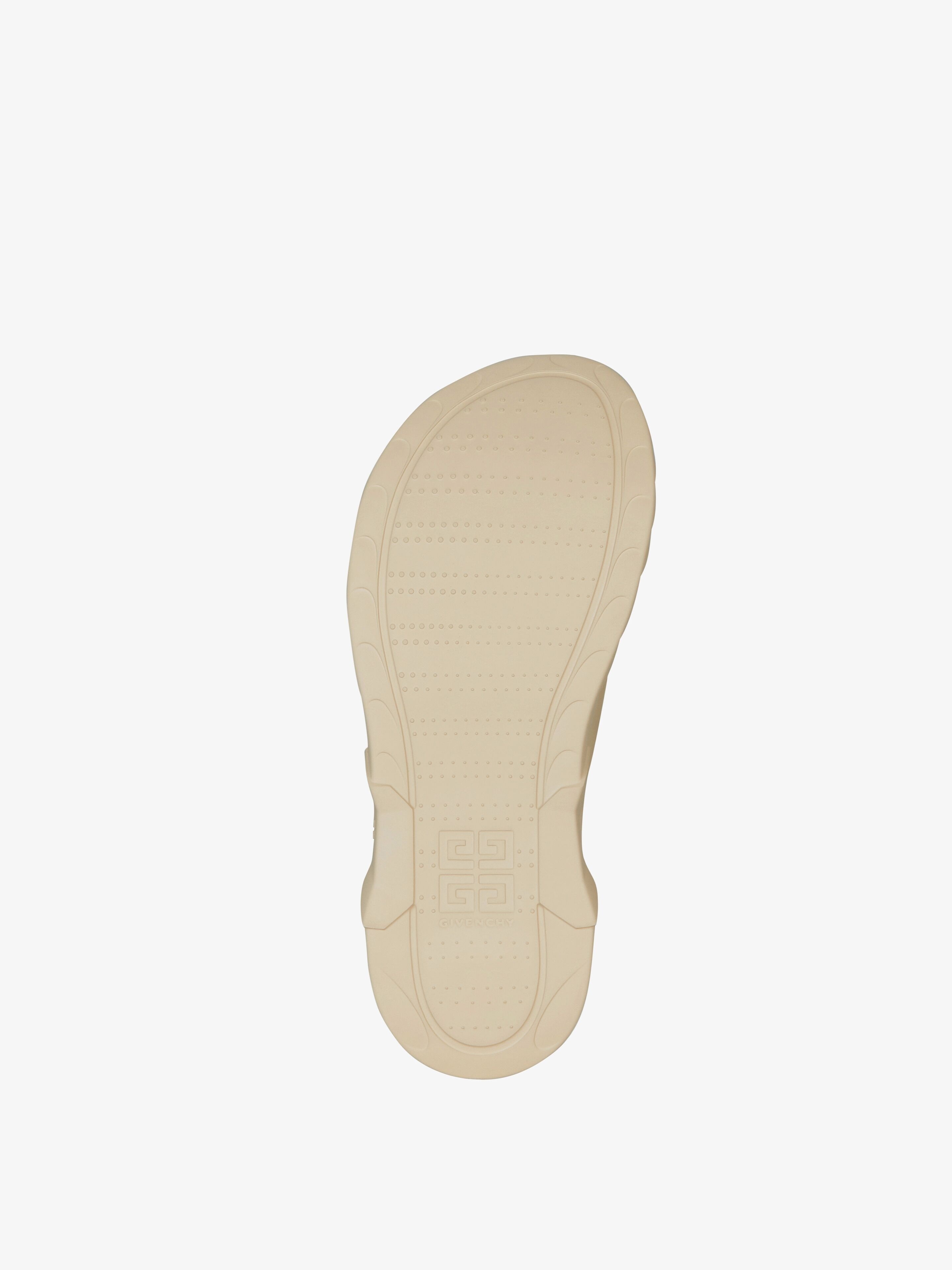MARSHMALLOW FLAT SANDALS IN RUBBER - 5