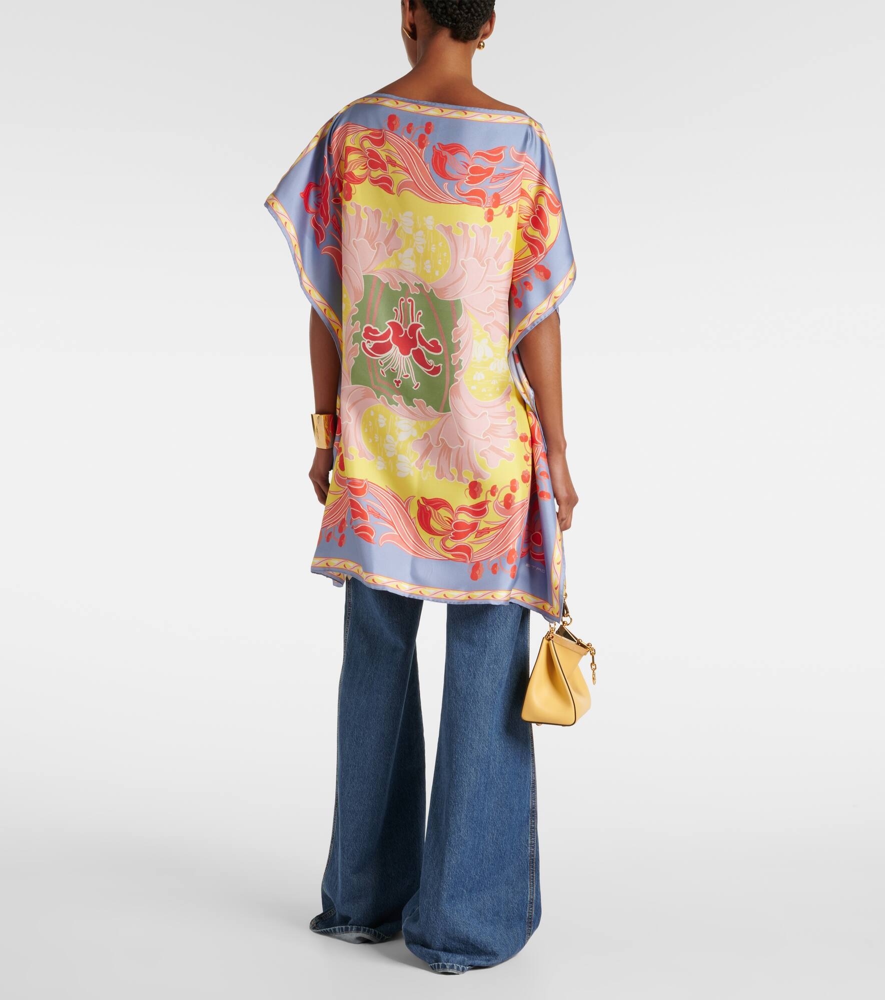 Etro Summer silk twill top - 3