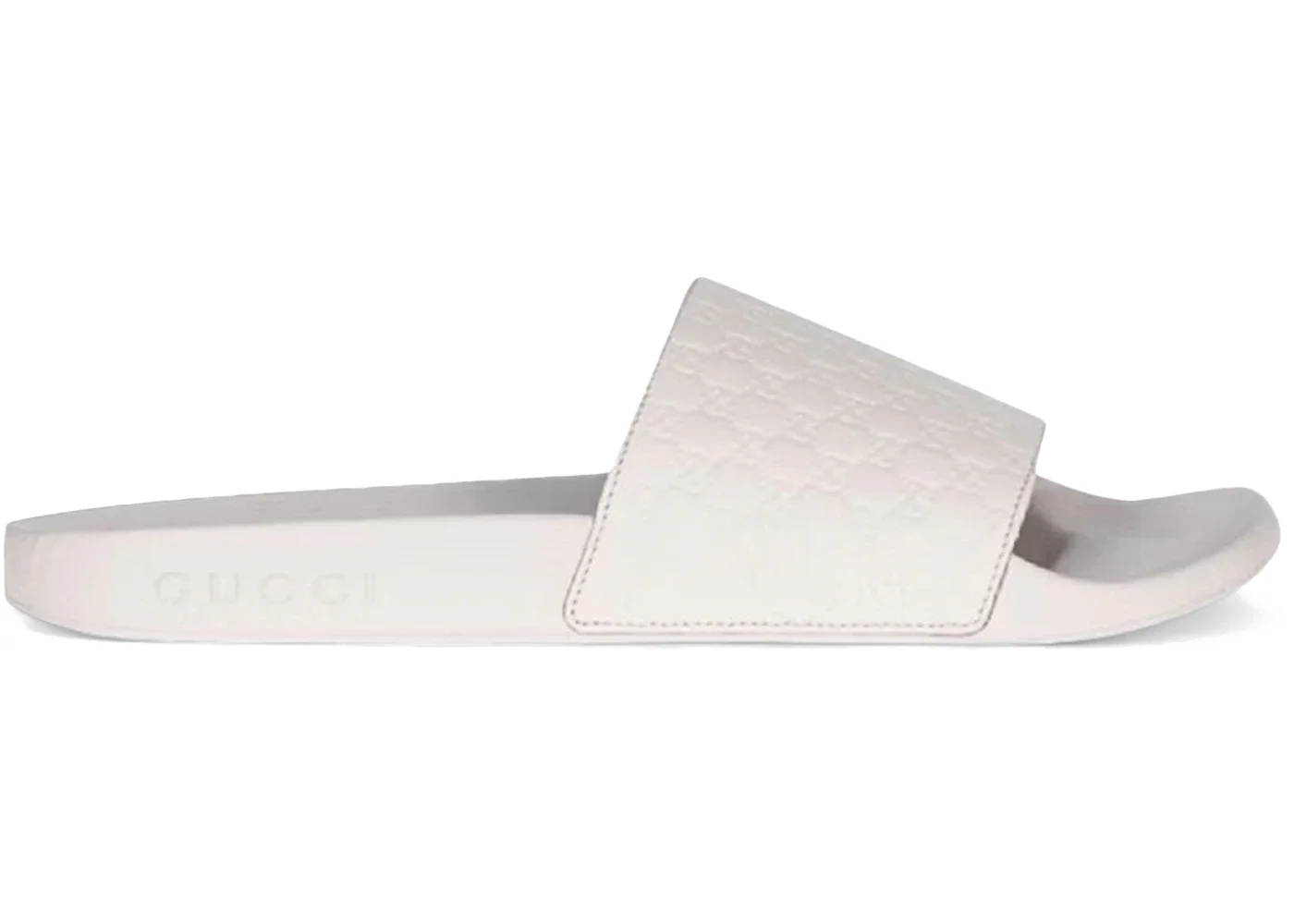 Gucci Microguccissima Slide White (Women's) - 1