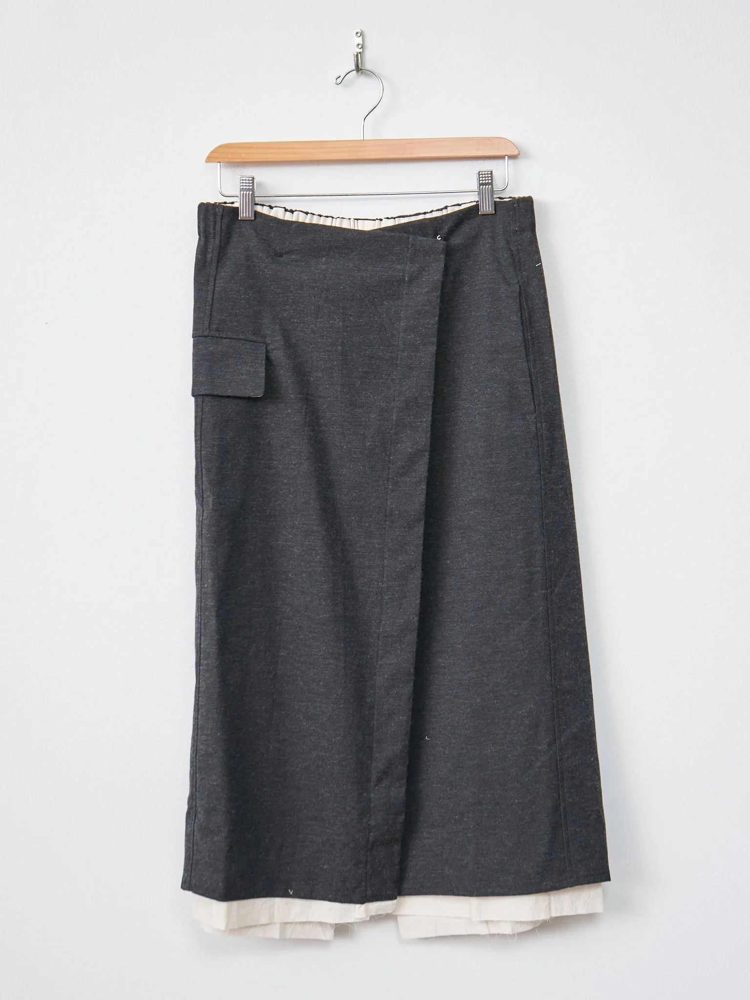 Double Wrap Skirt STW - Slate - 1