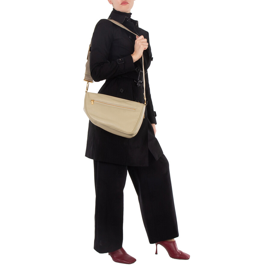 Burberry Medium Shield Leather Crossbody Messenger Bag - 3