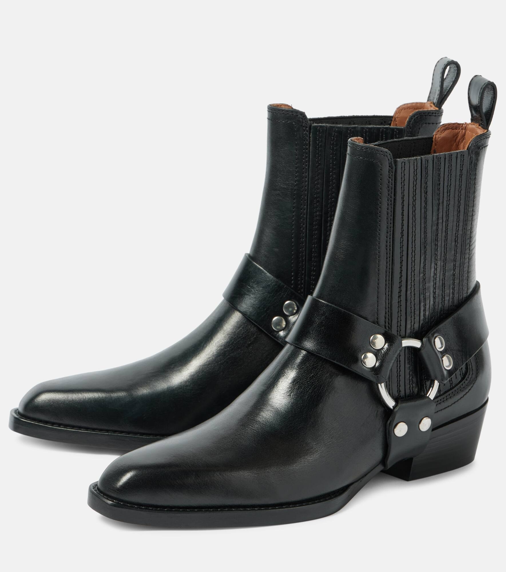 Helena leather ankle boots - 5