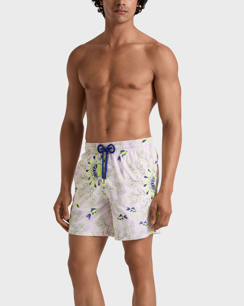 Vilebrequin MEN EMBROIDERED SWIM TRUNKS CORAL MANDALA - LIMITED EDITION outlook
