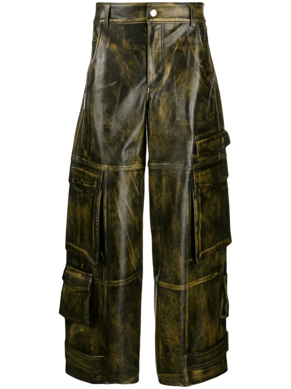 Rub-Off Ultracargo leather trousers - 1