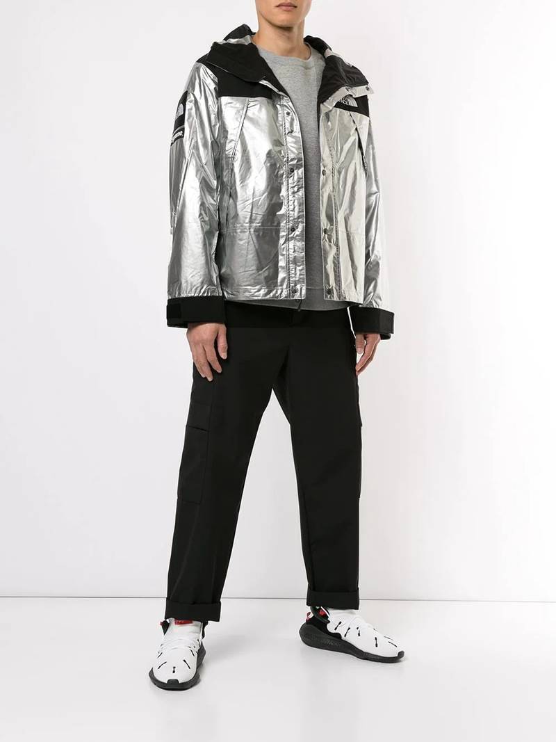 Supreme x The North Face Metallic Mountain parka outlook