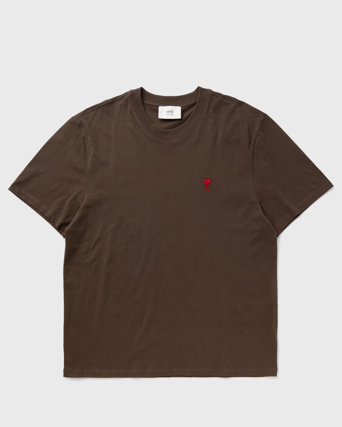 AMI Paris TSHIRT AMI DE COEUR ROUGE | bstn | REVERSIBLE