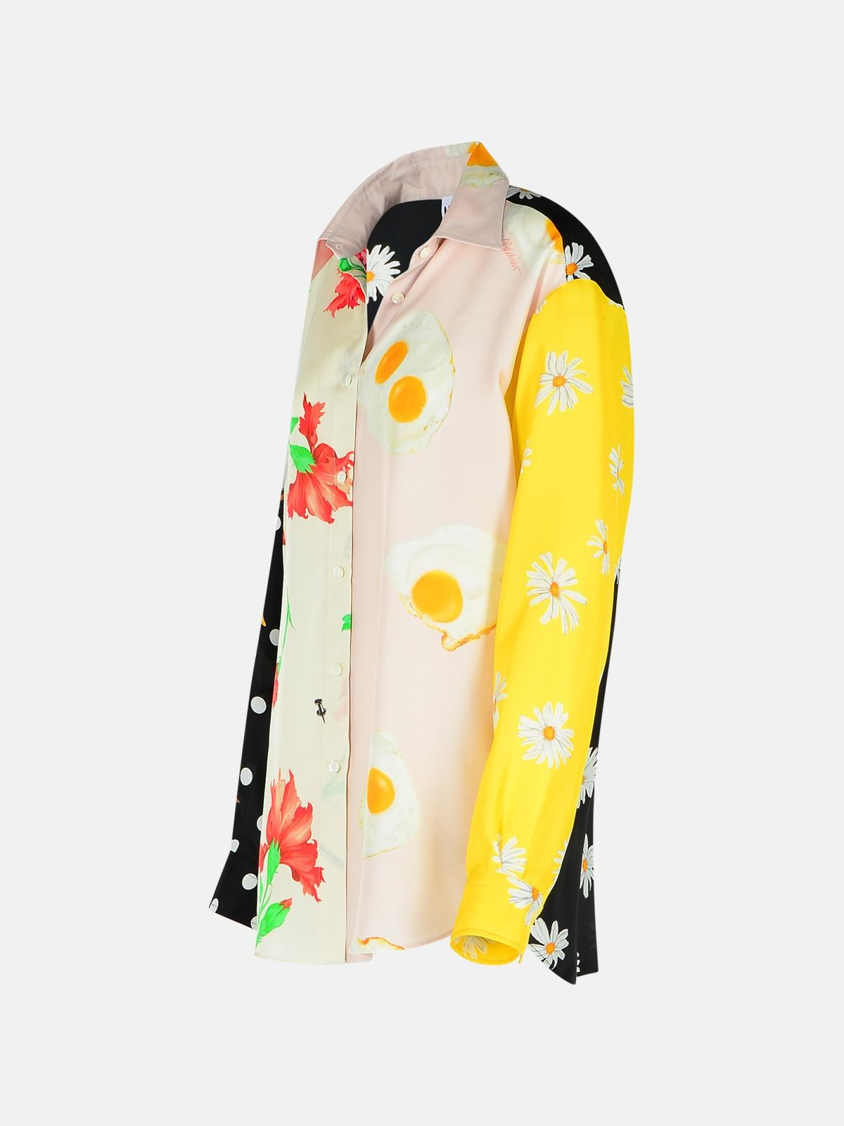 'PATCHWORK' MULTICOLOR SILK SHIRT - 2