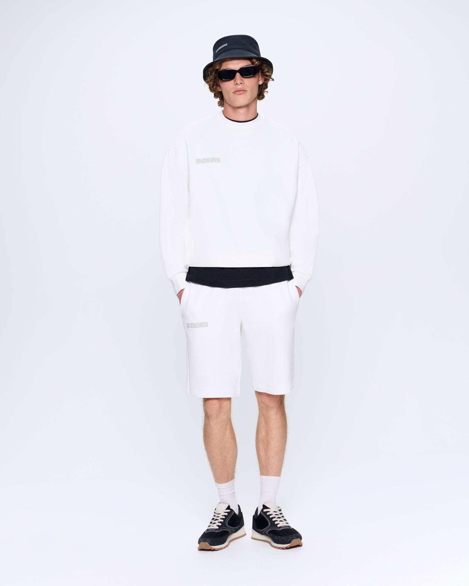 Mens 365 Midweight Sweatshirt - Off-White - 3