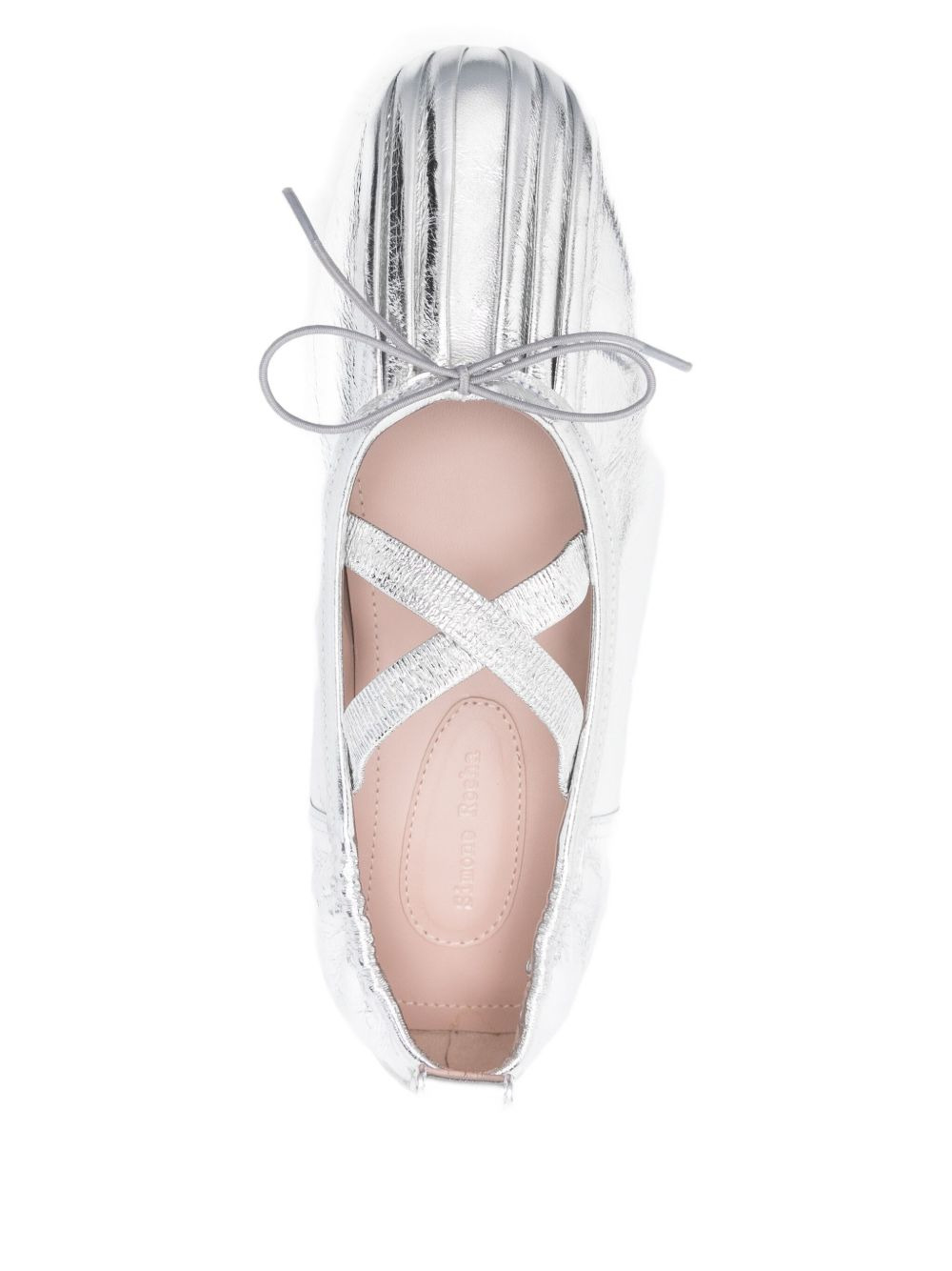cross-strap bow ballet flats - 4