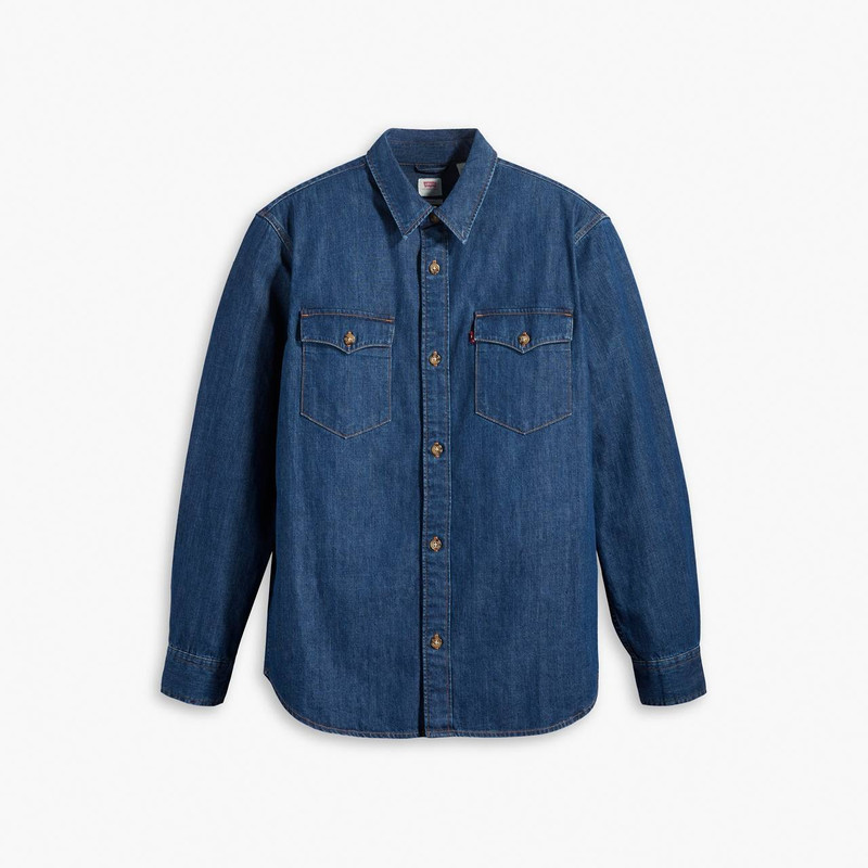 RELAXED FIT WESTERN SHIRT - 1