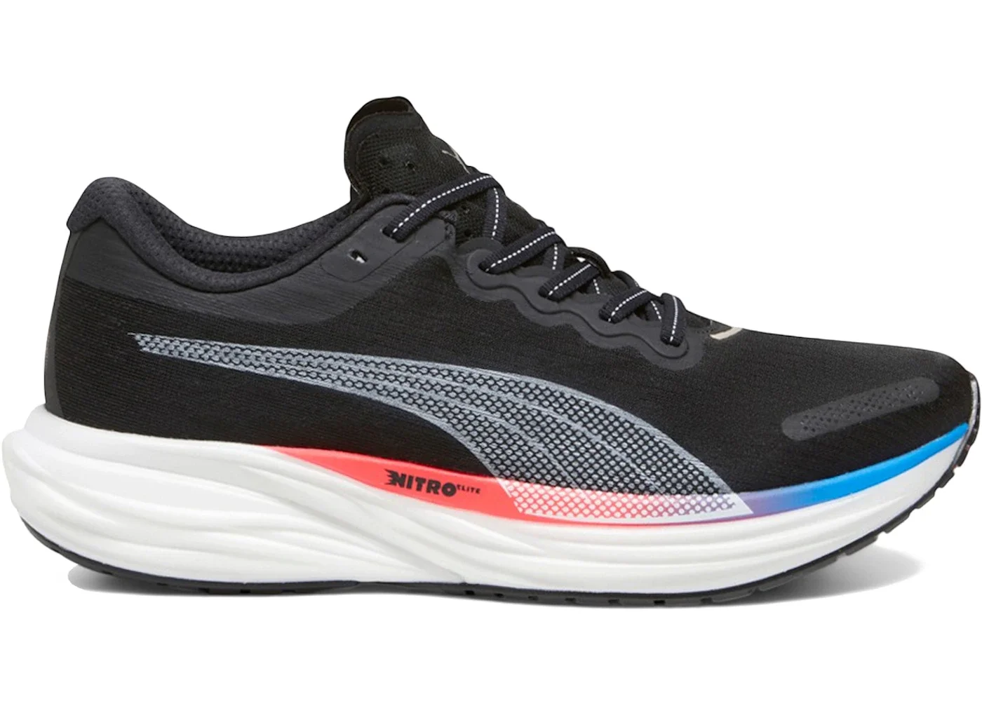 Puma Deviate Nitro 2 Black Ultra Blue Fire Orchid - 1