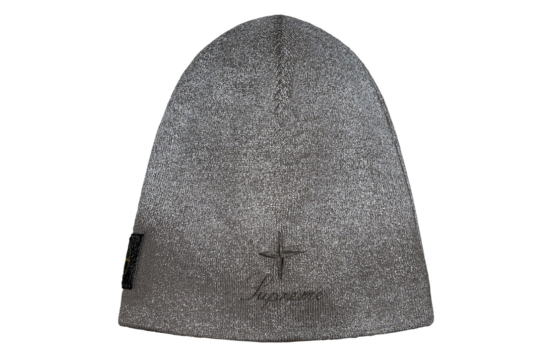 Supreme FW23 Week10 STONE ISLAND Reflective Beanie 'Grey' SUP-FW23-2424 - 4